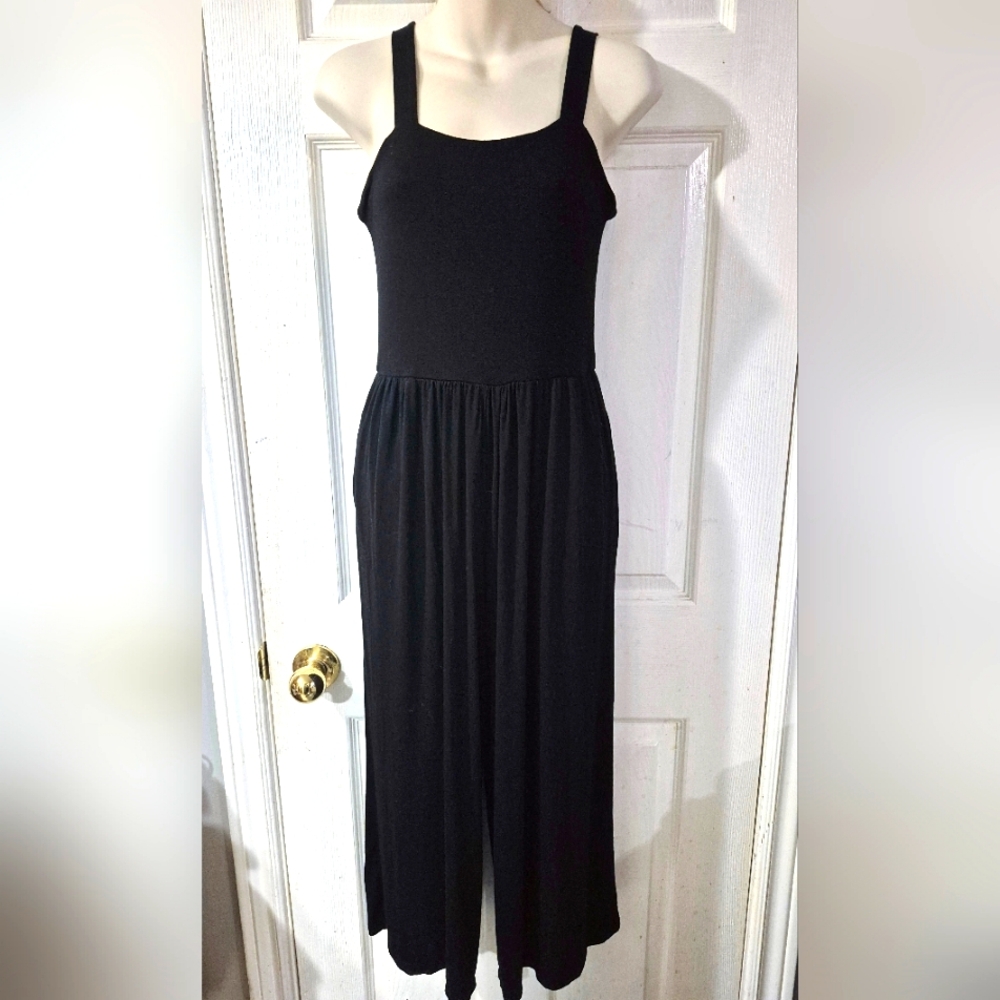 J.O. & CO. Wide Leg Jumpsuit Black Medium